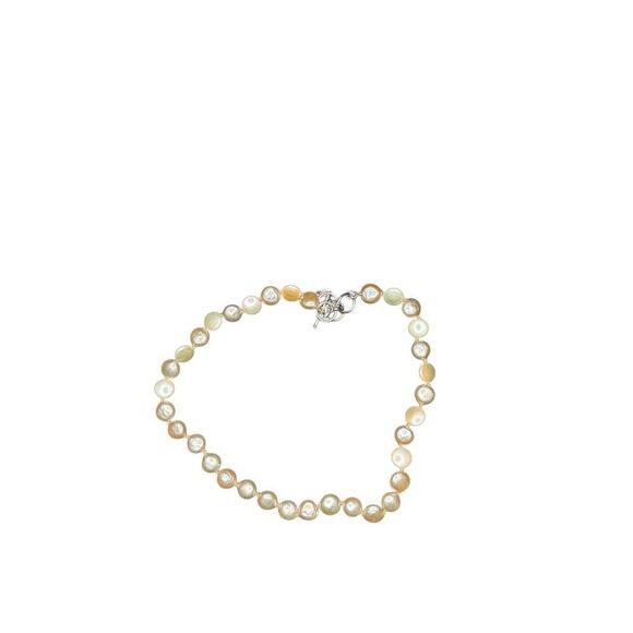 Monet flat pearl choker necklace - Picture 1 of 6